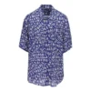Tričko Logo Strips Minimal Silk „Blue Dirty White“ 681813TNL054644