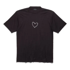 Tričko Lovey, volný střih „Black“ 641675TQVV89034