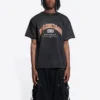 Tričko Maison Balenciaga, střední střih „Black“ 612966TLVJ11074