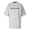 Tričko Mirror Balenciaga, střední střih „White“ 764235TNVR2-9784