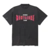 Tričko Montaigne Oversized „Black Faded“ 787349TRVN31048