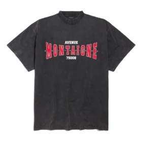Tričko Montaigne Oversized „Black Faded“ 787349TRVN31048