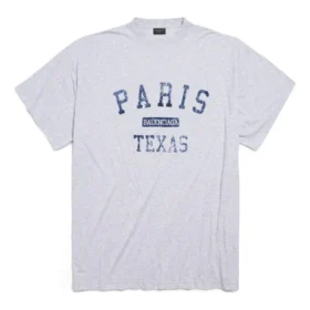 Tričko Paris France Oversized „Heather Grey“ 787349TRVO81300