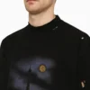 Tričko Paris Moon Oversized „Black Faded“ 739028TQVX61055