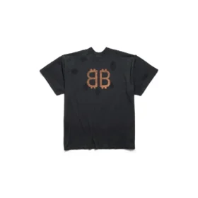 Tričko Paris Moon s dvojitým předním potiskem, oversized „Black“ 791615TQVY22020