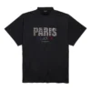 Tričko Paris Strass Oversized „Black“ 787349TRVL51000