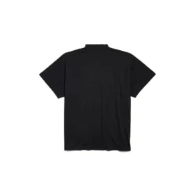 Tričko Paris Strass Oversized „Black“ 787349TRVL51000