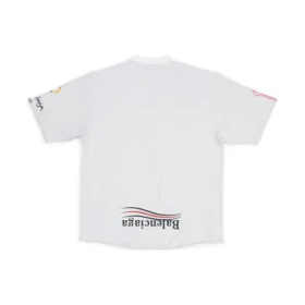 Tričko Paris Upside Down Oversized „White“ 698811TMVC9900