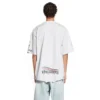 Tričko Paris Upside Down Oversized „White“ 698811TMVC9900
