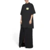 Tričko Post It Oversized „Washed Black“ 739028TOVD41055