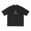 Tričko Qixi Crest, střední střih „Black“ 612966TMVL41075