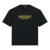 Tričko Retail Therapy, střední střih „Black Yellow“ 612966TLVB11361