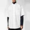 Tričko s celoplošným logem „White Black“ 534332TBL969040