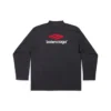Tričko s dlouhým rukávem 3B Sports Icon Oversized „Black Red White“ 720250TPVD71470