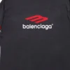 Tričko s dlouhým rukávem 3B Sports Icon Oversized „Black Red White“ 720250TPVD71470