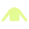 Tričko s dlouhým rukávem a kulatým výstřihem „Fluo Yellow“ 704103TMVB77204