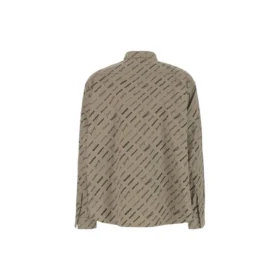 Tričko s dlouhým rukávem a logy po celé ploše „Beige“ 662983TNLL19763