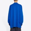 Tričko s dlouhým rukávem Balenciaga x adidas Oversized „Blue“ 728789TNVA65531