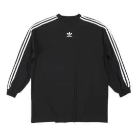 Tričko s dlouhým rukávem Balenciaga x adidas Oversized „černé“ 728789TNVA68482