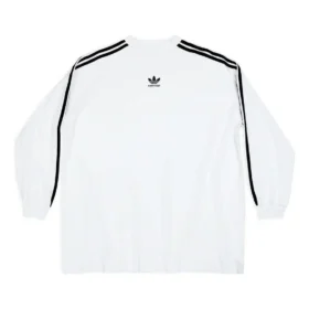 Tričko s dlouhým rukávem Balenciaga x adidas Oversized „White“ 728789TNVA61156
