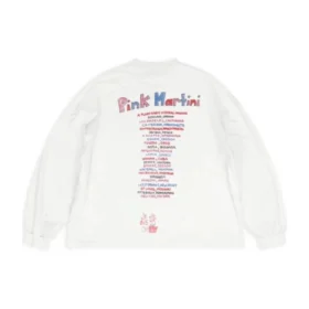 Tričko s dlouhým rukávem Balenciaga x Pink Martini Oversized „Ecru“ 699191TMVN99800