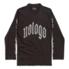 Tričko s dlouhým rukávem bez loga „Black Grey“ 788244TQVK51200