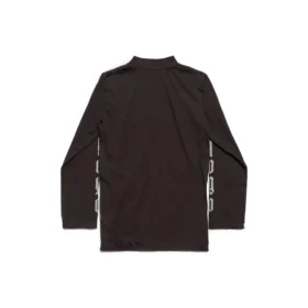 Tričko s dlouhým rukávem bez loga „Black Grey“ 788244TQVK51200
