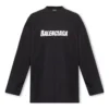 Tričko s dlouhým rukávem Caps Oversized „Black“ 681046TNVL11070