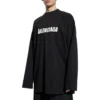 Tričko s dlouhým rukávem Caps Oversized „Black“ 681046TNVL11070