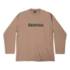 Tričko s dlouhým rukávem Caps Oversized „Khaki“ 681046TNVL17761