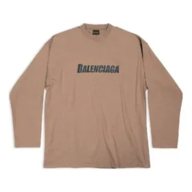 Tričko s dlouhým rukávem Caps Oversized „Khaki“ 681046TNVL17761