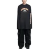 Tričko s dlouhým rukávem Maison Balenciaga „Black“ 681046TLVJ11074