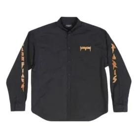 Tričko s dlouhým rukávem Metallica, oversized střih „Black Orange“ 699053TYB181000