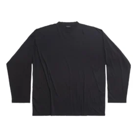 Tričko s dlouhým rukávem, oversized „Black Faded“ 739783TOVF49034