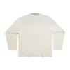 Tričko s dlouhým rukávem Oversized „Off White“ 739783TOVF49199