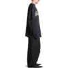 Tričko s dvojitým předním dílem „Washed Black“ 791615TQVQ61021