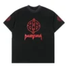 Tričko s kovovým BB šablonovým potiskem „Black Red“ 764235TPVI21568