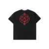 Tričko s kovovým BB šablonovým potiskem „Black Red“ 764235TPVI21568