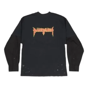 Tričko s kovovými vrstvami „Black Faded“ 698631TMV881055
