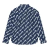 Tričko s krátkým rukávem a logem Scribble, volný střih „Midnight Blue“ 662983TLLJ48502