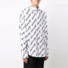 Tričko s krátkým rukávem a logem Scribble, volný střih „White“ 662983TLLJ49040