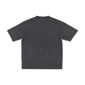 Tričko s krátkým rukávem a logem Varsity „Washed Black“ 612966TMV981000