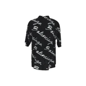 Tričko s krátkým rukávem a minimalistickým logem „Scribble“ „Black White“ 681813TML131070