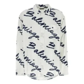 Tričko s krátkým rukávem a minimalistickým potiskem Scribble Logo „White Navy“ 681812TOLE99167