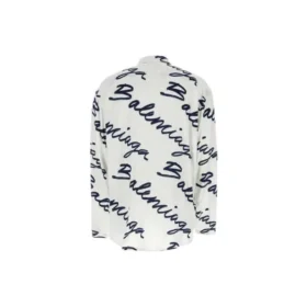 Tričko s krátkým rukávem a minimalistickým potiskem Scribble Logo „White Navy“ 681812TOLE99167