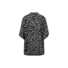 Tričko s krátkým rukávem a minimalistickými pruhy s logem „Black“ 681813TML21-1269