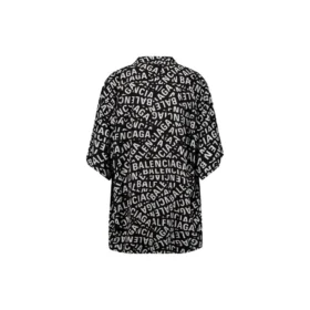 Tričko s krátkým rukávem a minimalistickými pruhy s logem „Black“ 681813TML21-1269