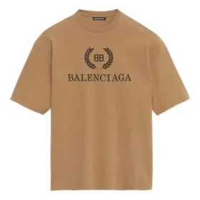 Tričko s krátkým rukávem a potiskem BB, unisex, khaki 578139TEV529610