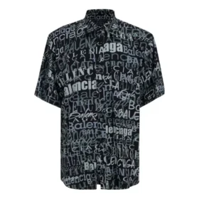 Tričko s krátkým rukávem a potiskem loga v různých stylech „Black Grey“ 556854TELF21269