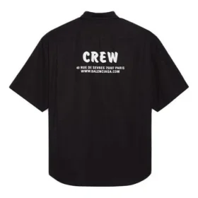 Tričko s krátkým rukávem Crew „Black“ 622251TIM391000
